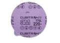 3M Cubitron II Stikit Film Disc 775L, 220+, 5 in x NH, Linered w/Tab, Die 500X, 50 per Inner, 250 per case