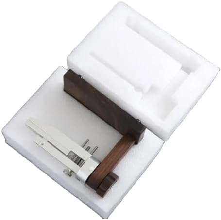 Black Walnut Watch Band Oil Clamp - Leather Strap Oiling Tool, Durable Auxiliary Clip for Watchmakers, DIY Craft, and Watch Repair Professionals