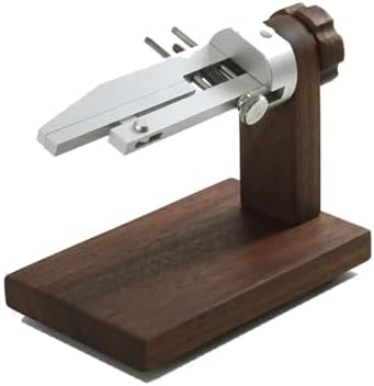 Black Walnut Watch Band Oil Clamp - Leather Strap Oiling Tool, Durable Auxiliary Clip for Watchmakers, DIY Craft, and Watch Repair Professionals