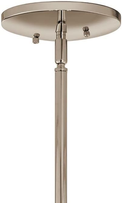 Kichler Eris 16.75' 8 Light Chandelier with Optical Crystal in Polished Nickel