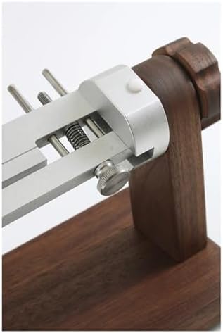 Black Walnut Watch Band Oil Clamp - Leather Strap Oiling Tool, Durable Auxiliary Clip for Watchmakers, DIY Craft, and Watch Repair Professionals