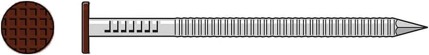 Simpson Strong-Tie S10SNDBB - 3' x .113 304SS Siding Nail, Dark Brown 120ct