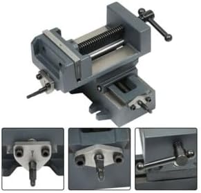 #US 4 Jaw Opening, 4' Cross Slide Drill Press Vise,1-3/8 Jaw Depth 11694 CS4