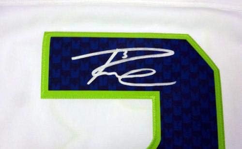 Seattle Seahawks Russell Wilson Autographed Nike Twill Jersey Size XL RW Holo Stock #90928 - Autographed NFL Jerseys