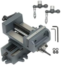 #US 4 Jaw Opening, 4' Cross Slide Drill Press Vise,1-3/8 Jaw Depth 11694 CS4