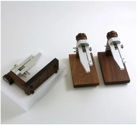 Black Walnut Watch Band Oil Clamp - Leather Strap Oiling Tool, Durable Auxiliary Clip for Watchmakers, DIY Craft, and Watch Repair Professionals