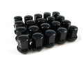 20 Pcs Aluminum Lightweight Ball Seat Lug Nuts 14x1.5 Black Replacement for Porsche Wheels