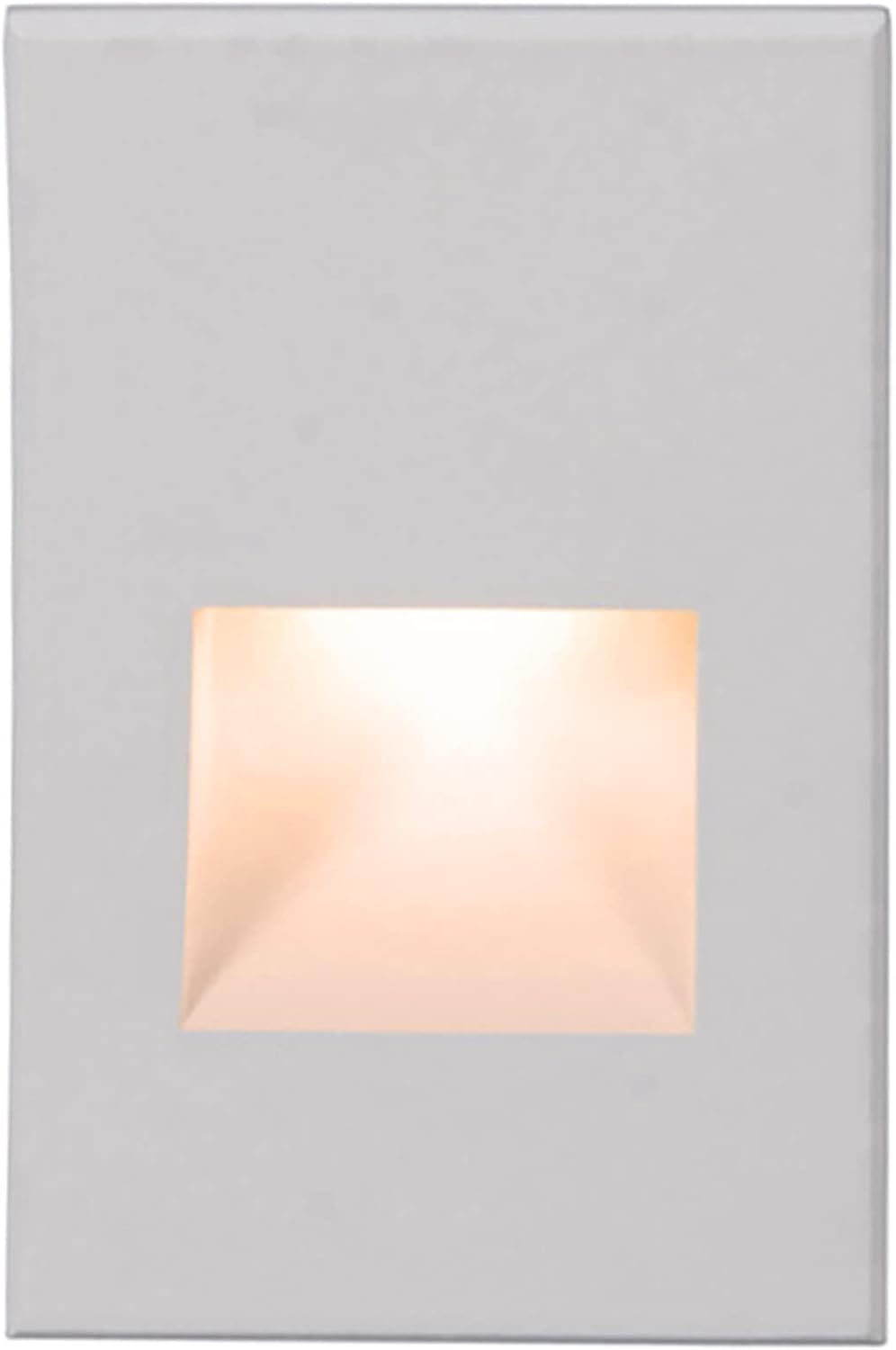 WAC Landscape Lighting, LEDme 120V LED Vertical Indoor and Outdoor Step and Wall Light 2700K Built-in LED in White
