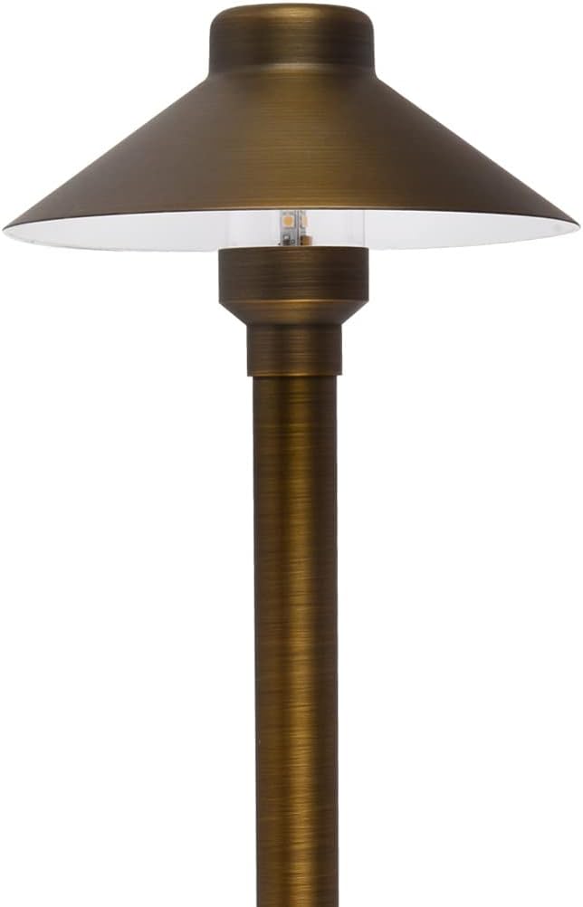 Elitco Lighting Modern Bright Home Decorative Aera cast Brass Landscape Lighting Full Starter Pack of 6 kit 1-6x6x18.125