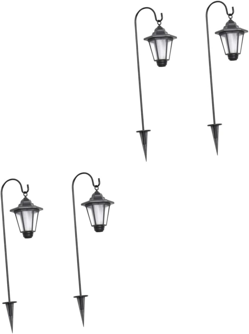 2pcs Decor Road Light Solar Landscape Spotlights Solar Powered Landscape Lights Stake Flower Lights Solar Lights Bright Pathway Lawn Garden Retro hexagonal lawn lamp, palace shaped wall lamp, garden v