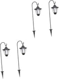 2pcs Decor Road Light Solar Landscape Spotlights Solar Powered Landscape Lights Stake Flower Lights Solar Lights Bright Pathway Lawn Garden Retro hexagonal lawn lamp, palace shaped wall lamp, garden v