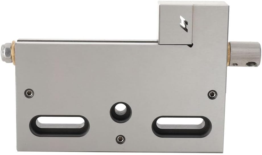High Precision Vise 4 Inch, Bench Clamp Vise Stainless Steel Jaw Opening Clamp Tool, Wire EDM Precision Manual Vise 4 Jaw Opening 0-100mm Clamping Range 3Kg Load for Milling Drilling Machine