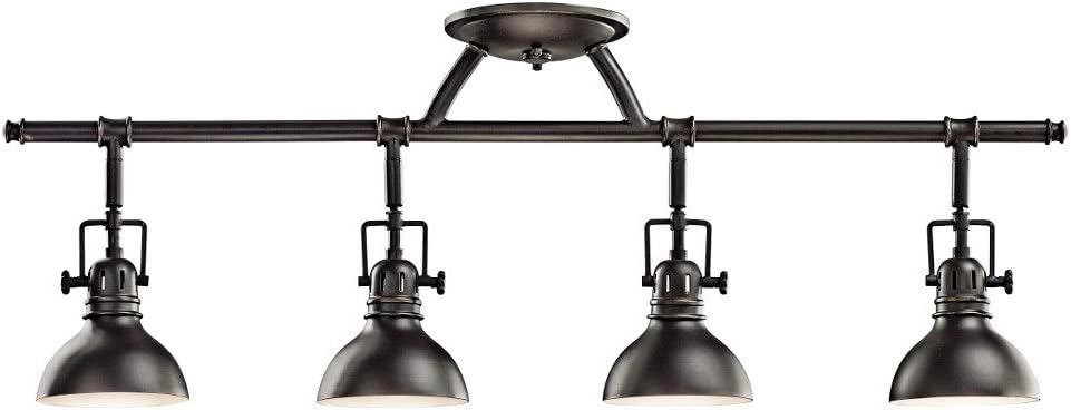 Kichler Hatteras Bay 31.25' 4 Light Halogen Fixed Rail Light Olde Bronze®