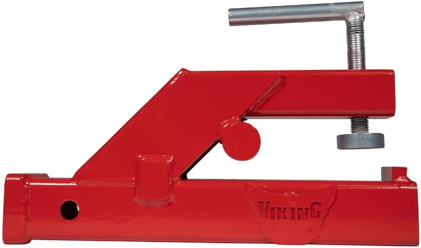 Mytee Products (2 Pack) Clamp On Trailer Hitch for Tractor Bucket - 2' Ball Hitch Receiver - Tractor Mount Adapter Compatible with Deere Bobcat Tractor Bucket