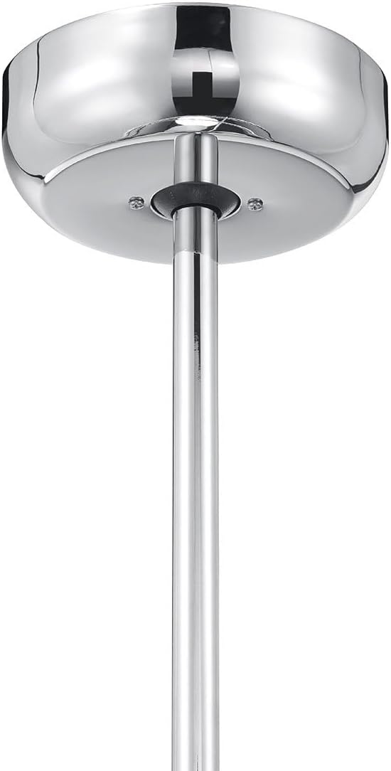 Savoy House 24-FD-745-11 Dorado Fandelier Acrylic Chandelier Ceiling Fan with Light and Remote, Integrated LED 36 Watt, 12' H x 25' W, Polished Chrome