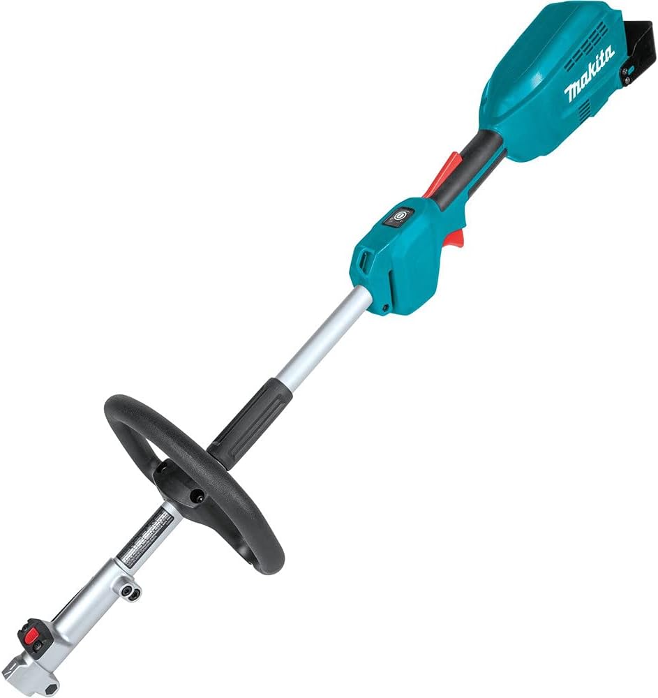 Makita XUX02SM1X2 18V LXT Lithium-Ion Brushless Cordless Couple Shaft Power Head Kit w/ 13' String Trimmer & 20' Hedge Trimmer Attachments (4.0Ah)