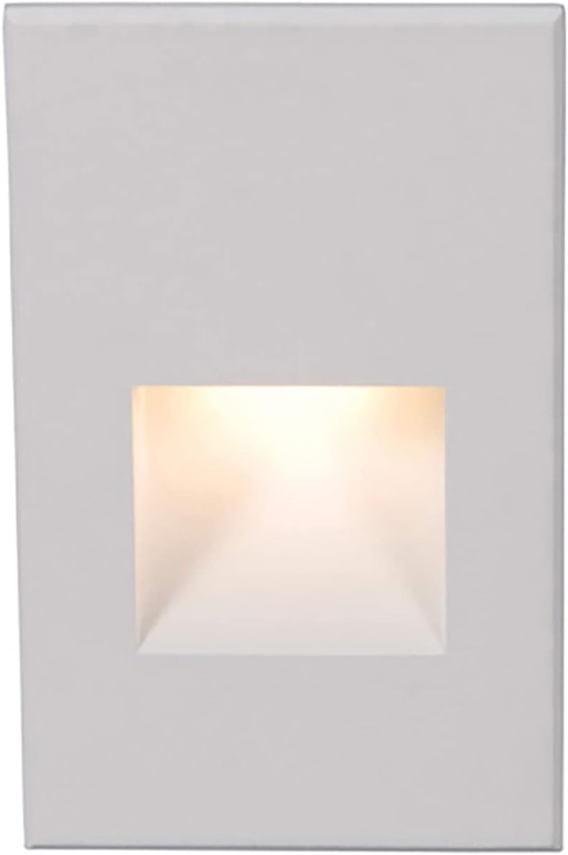 WAC Landscape Lighting, LEDme 120V LED Vertical Indoor and Outdoor Step and Wall Light 2700K Built-in LED in White