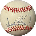 Frank Robinson signed Official Rawlings ROAL American League Baseball very minor tone spots UDA #UDE17920 (Baltimore Orioles) - Autographed Baseballs