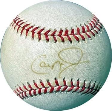 Cal Ripken, Jr. signed Rawlings Major League MLB Baseball imperfect/sig fade (Baltimore Orioles) - Autographed Baseballs