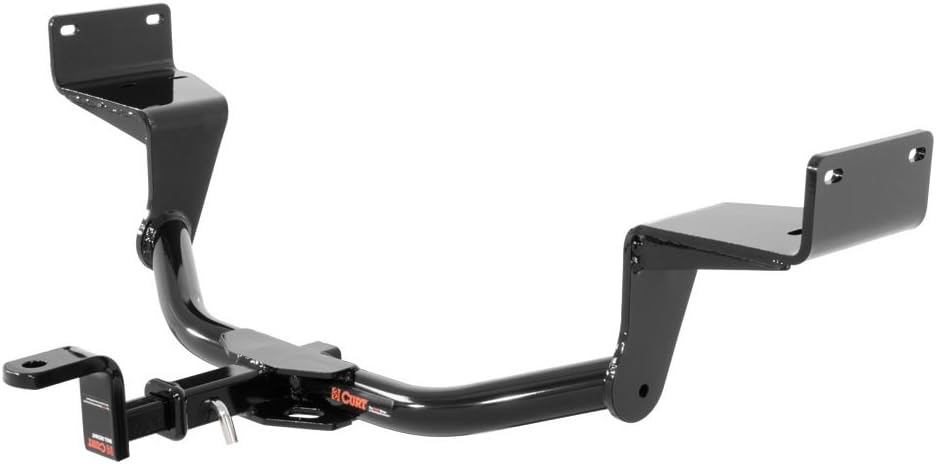 CURT 114053 Class 1 Trailer Hitch with Ball Mount, 1-1/4-In Receiver, Compatible with Select Mustang