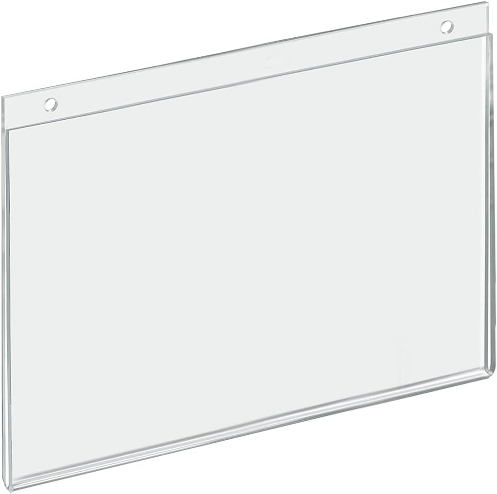 Azar Displays 162713 12-Inch Width by 9-Inch Height Wall U-Frame with Pre-Cut Hanging Holes, 10-Pack