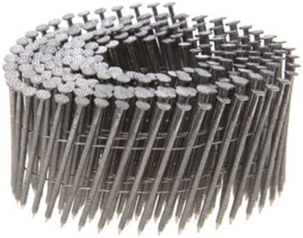 15 Degree Wire Coil Collated Nails - 316 Stainless Steel Siding Nails - 1800 Count Box (2-1/2' x 0.090')