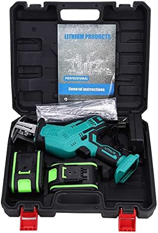 88V Cordless Reciprocating Saw - Powerful Handsaw for Metal, Wood & Pipe Cutting - Versatile Saber Saw with 4 Blade Kit for DIY & Professional Use