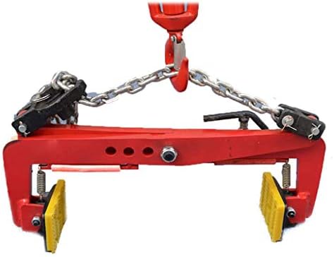 Heavy-Duty Alloy Steel Lifting Tongs - 4' Jaw Opening, Reinforced Non-Slip Design for Steel Plate Handling, Heavy Equipment Transport, Industrial Use, Durable Lifting Tool