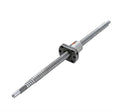 Metal Ball Screw nut Ball Screw SFU2510 100-500mm C7 Roller Screw with Single Ball Nut Dia 25mm Pitch 10mm for CNC Parts(250mm)