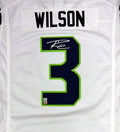 Seattle Seahawks Russell Wilson Autographed Nike Twill Jersey Size XL RW Holo Stock #90928 - Autographed NFL Jerseys