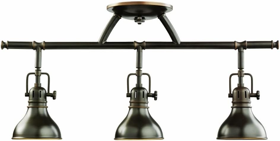 Kichler Hatteras Bay 22.75' 3 Light Halogen Fixed Rail Light Olde Bronze®