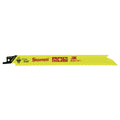 Starrett Bi-Metal King Cut Fire Rescue and Demolition Reciprocating Saw Blade - 8' Length, 3/4' Width, 0.50' Thickness, Straight Shape, 10-14 TPI - 50-Pack - BR81014-50