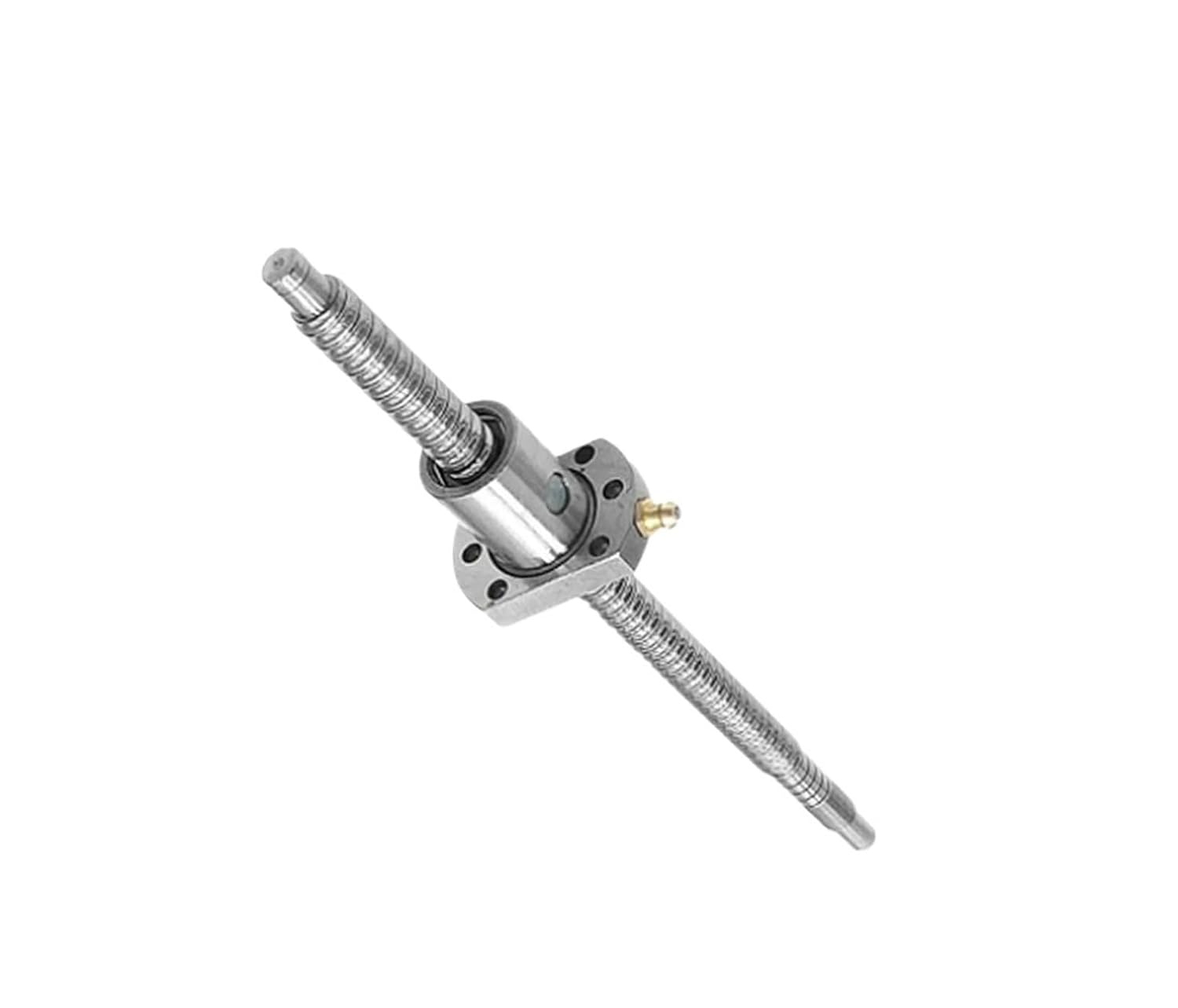 Linear Motion CNC Ball Screw Ball Screw SFU2010 1000-1500mm C7 Roller Screw with Single Ball Nut Dia 20mm Pitch 10mm for CNC Parts(1050mm)