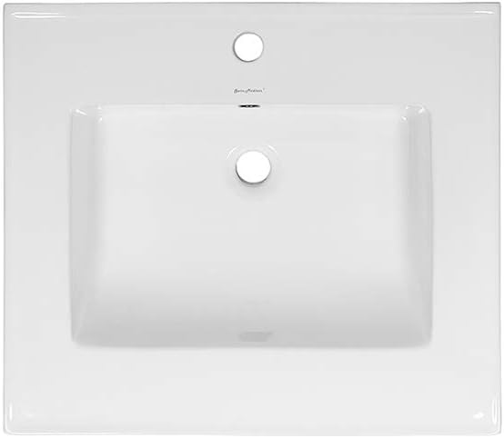 Swiss Madison Well Made Forever SM-VT327 Voltaire Vanity Top Sink, Glossy White