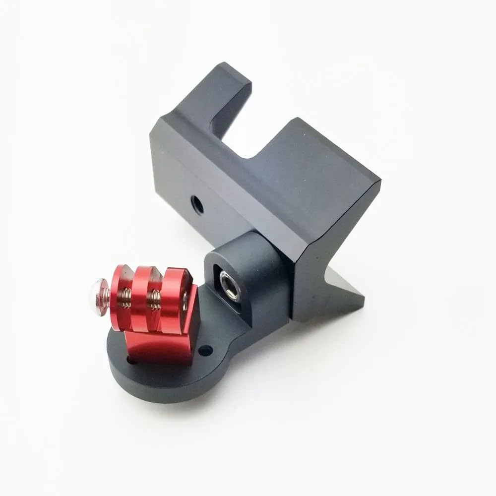 Rock Steady Slim Strut Skid Pole 1' - 2.5' Exterior Airplane Camera Ball Mount Compatible with GoPro and Action Cameras - Car RV Truck Boat (Cushioned Stainless Steel Strap)