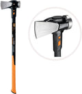 Fiskars IsoCore Builder's axe, XXL, Length: 92 cm, Weight: 5.22 kg, Black/Orange, 1020220
