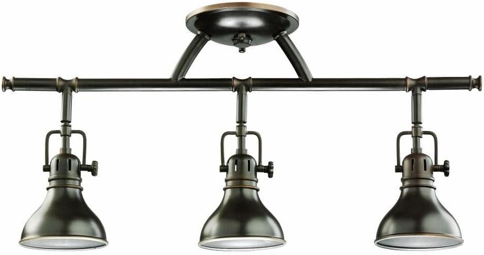Kichler Hatteras Bay 22.75' 3 Light Halogen Fixed Rail Light Olde Bronze®