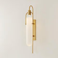 Wall Lights for Bedroom LED Wall Lamp, Cylinder Wall Sconce LED with Dome White Frosted Glass Shade, Bathroom Vanity Light, for Bedroom, Living Room, Stairs, Hallway, G