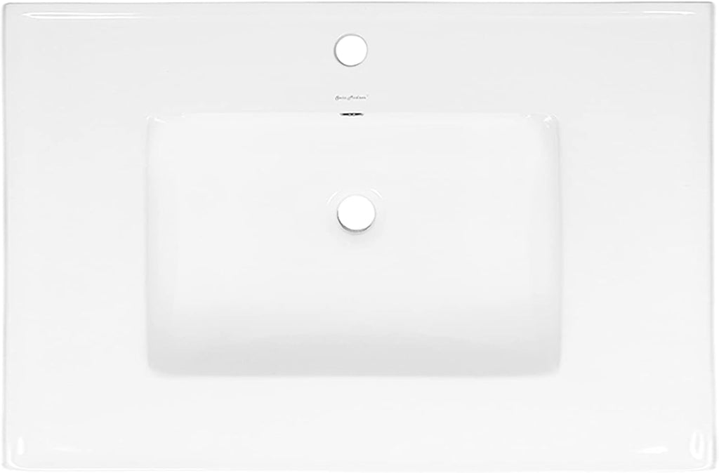 36' Ceramic Vanity Sink Top