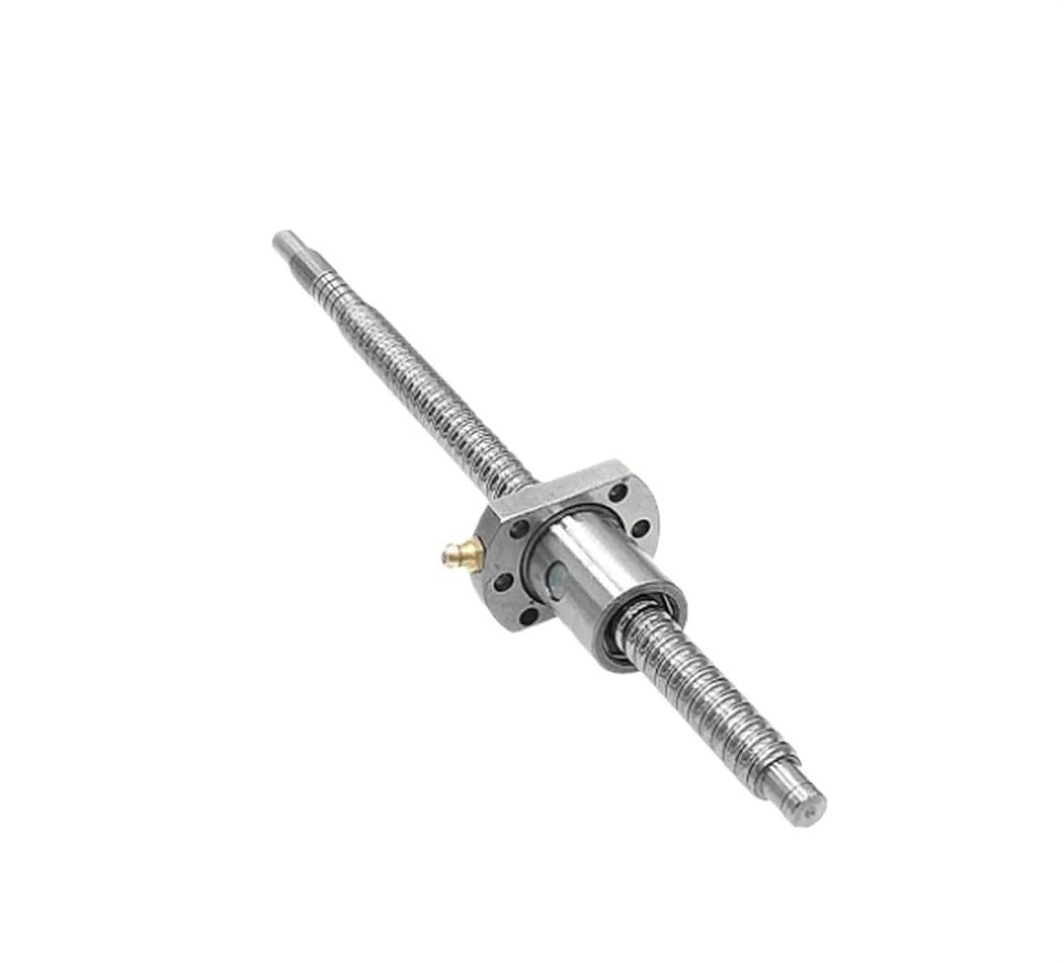 Linear Motion CNC Ball Screw Ball Screw SFU2010 1000-1500mm C7 Roller Screw with Single Ball Nut Dia 20mm Pitch 10mm for CNC Parts(1050mm)