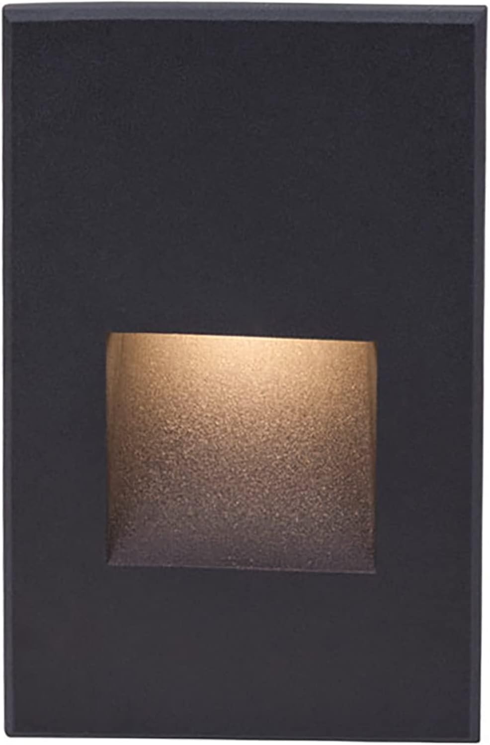 WAC Landscape Lighting, LEDme 120V LED Vertical Indoor and Outdoor Step and Wall Light 2700K Built-in LED in Black