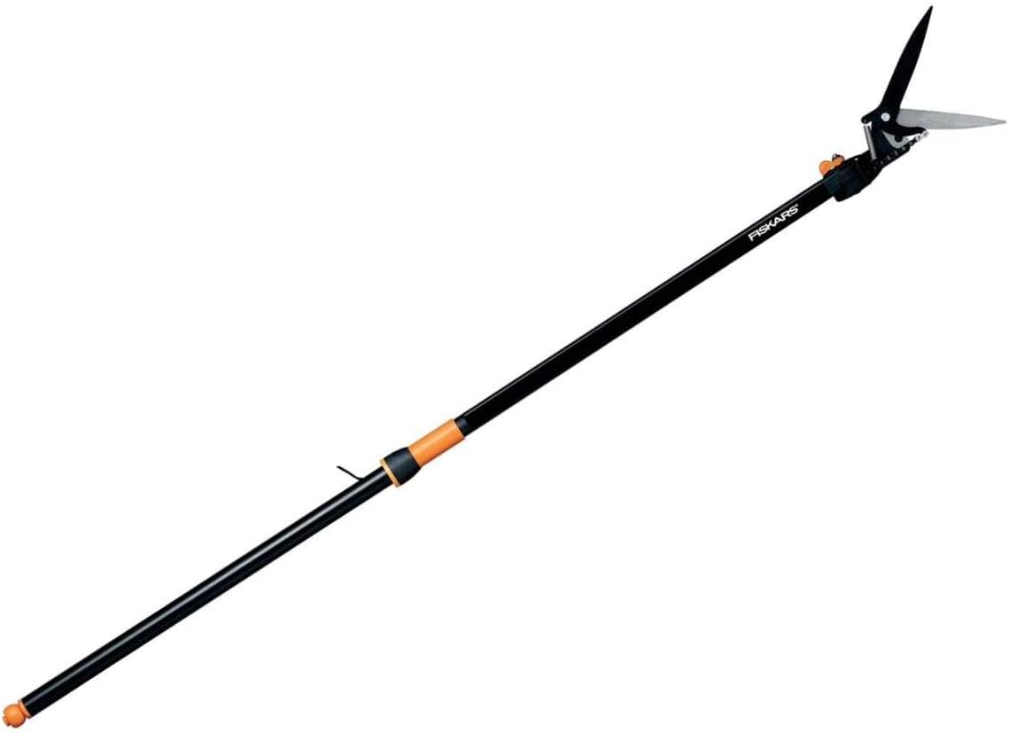 Fiskars Extension for Tree Pruner UP82 and UP84, Total Range up to 5 Meters, Aluminium, Black/Orange, 1001560