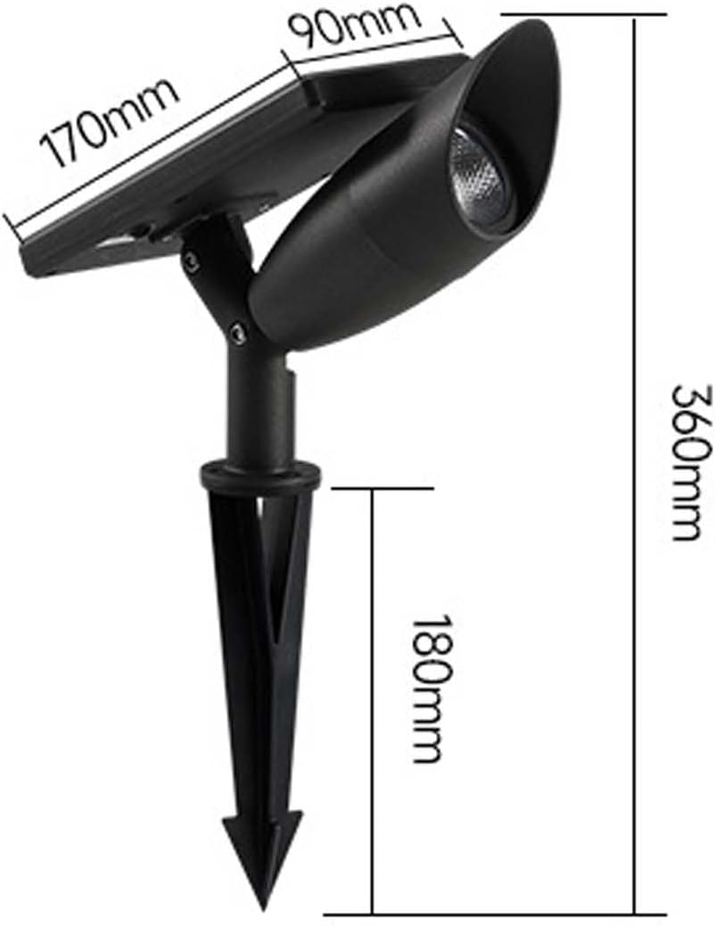 Outdoor Landscape Spotlights Solar Spot Outdoor Landscape, Led Lighting Waterproof Graden Lights, Color Changing Spotlights, Solar Lights Garden Floor Lamps for Yard, Pat