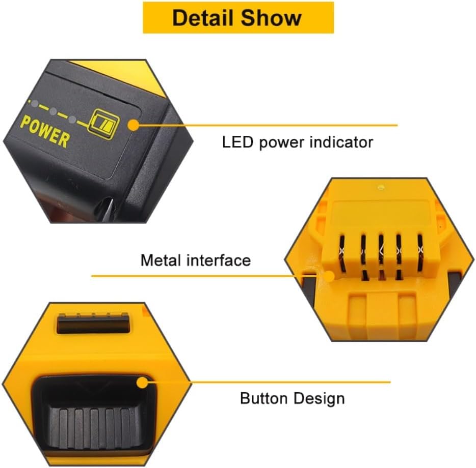20V/60V Replacement Lithium Compatible with Dewalt DCB606 DCB612 DCB609 205 DCB204 DCB206 Cordless Power Reciprocating Saw Angle Grinder Tool Packs(2pcs 9000mAh)