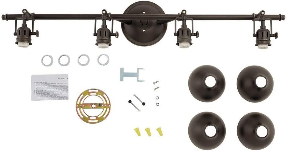 Kichler Hatteras Bay 31.25' 4 Light Halogen Fixed Rail Light Olde Bronze®