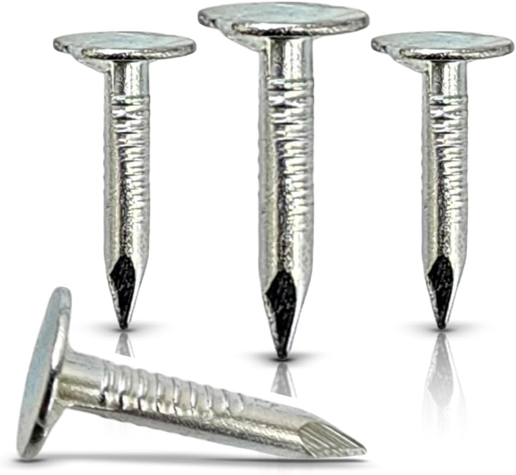 3/4-Inch Professional Galvanized Roofing Nails Professional Grade - .75 Inch Used to fasten roofing felt, asphalt singles & insulation board (17450)