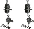Arrhythmic 4X Front Lower Upper Suspension Ball Joint for Chevrolet Corvair Truck 2.4L 1961 1962 1963, for Chevrolet Corvette 7.0L 1966 1967 1968 1969, for Chevrolet Bel Air 3.9L 1955 1956 1957 1960