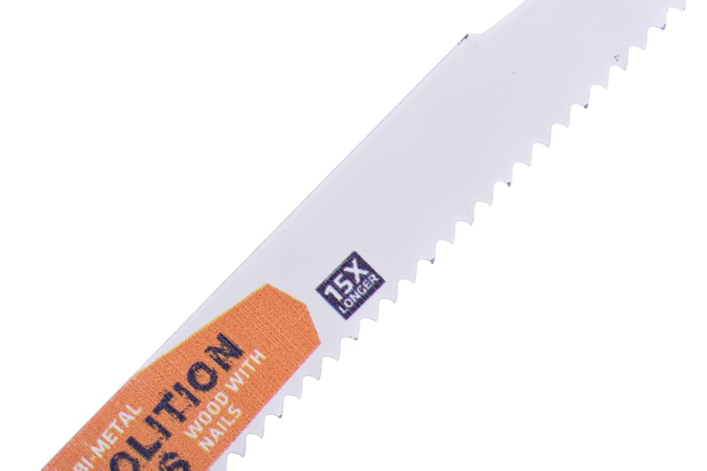 Century Drill & Tool 07786 9' Demolition Series Bi-Metal Reciprocating Saw Blade, 6T, 25 Pack