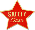 PinMart Safety First Enamel Lapel Pin - Cool Pins for Backpacks, Bags, Hats, Lanyards & Jackets – Safety Awareness Badge for Work, School, Events, or Collectors