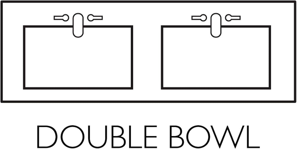 Design House Camilla 73 in. Cultured Marble Centerset Mount Rectangle Double Bowl Vanity Top with Integrated Backsplash, Solid White – Design House, 563510-WHT